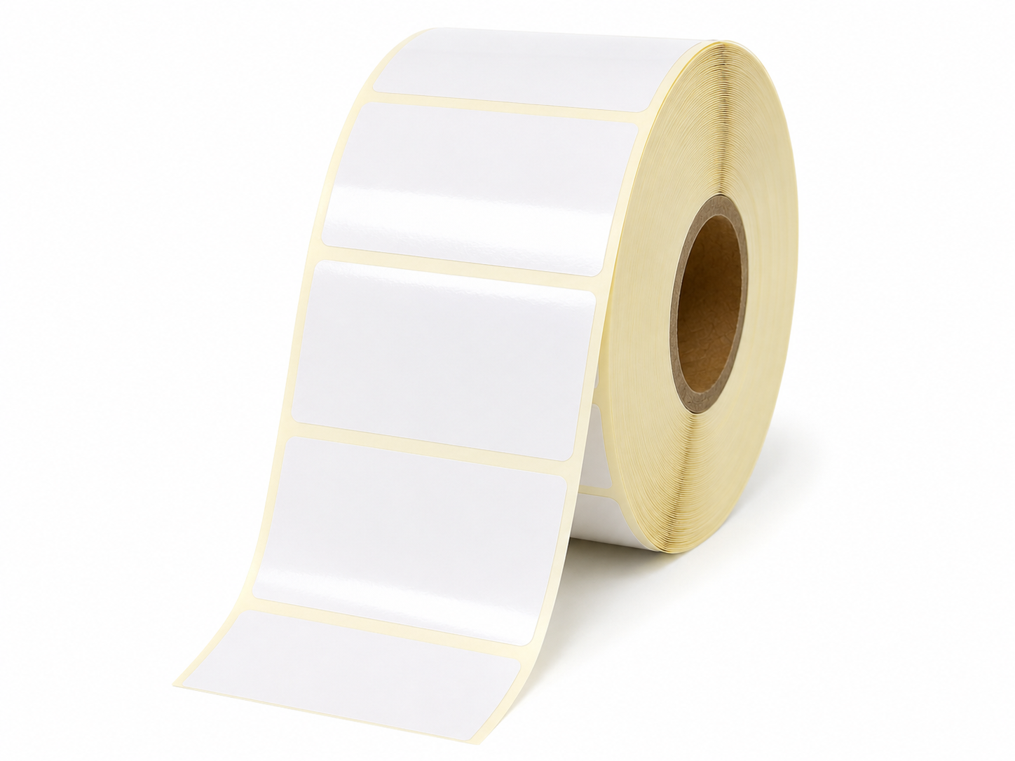 32 01262 – Etiketa 68 mm x 45 mm, Pololesklý papier, Biela, Dutinka 40 mm, 3000 ks/kotúč, Permanentné lepidlo