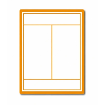 35 00665 - Print Etiketa A4, 102,5 mm x 210 mm, Lesklý papír, 2 etikety na archu, pro inkoustové tiskárny, Balení - 100 ks