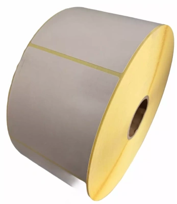 32 00133/1 – Termo Etiketa 80 mm x 80 mm, Thermo eco, Biela, Dutinka 40 mm, 2000 ks/kotúč, Odlepiteľné lepidlo, Priemer kotúča 166 mm
