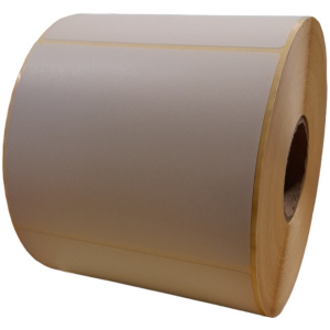 32 00317 - Etiketa 100 mm x 80 mm, Pololesklý papír, Bílá, Dutinka 25 mm, 1000 ks/kotouč, Permanentní lepidlo