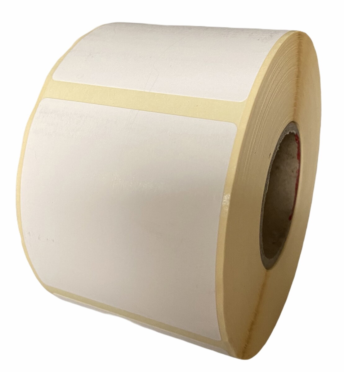 32 00651 - Etiketa 80 mm x 80 mm, Thermo eco, Bílá, Dutinka 40 mm, 1000 ks/kotouč, Odlepitelné lepidlo, Průměr kotouče 126 mm