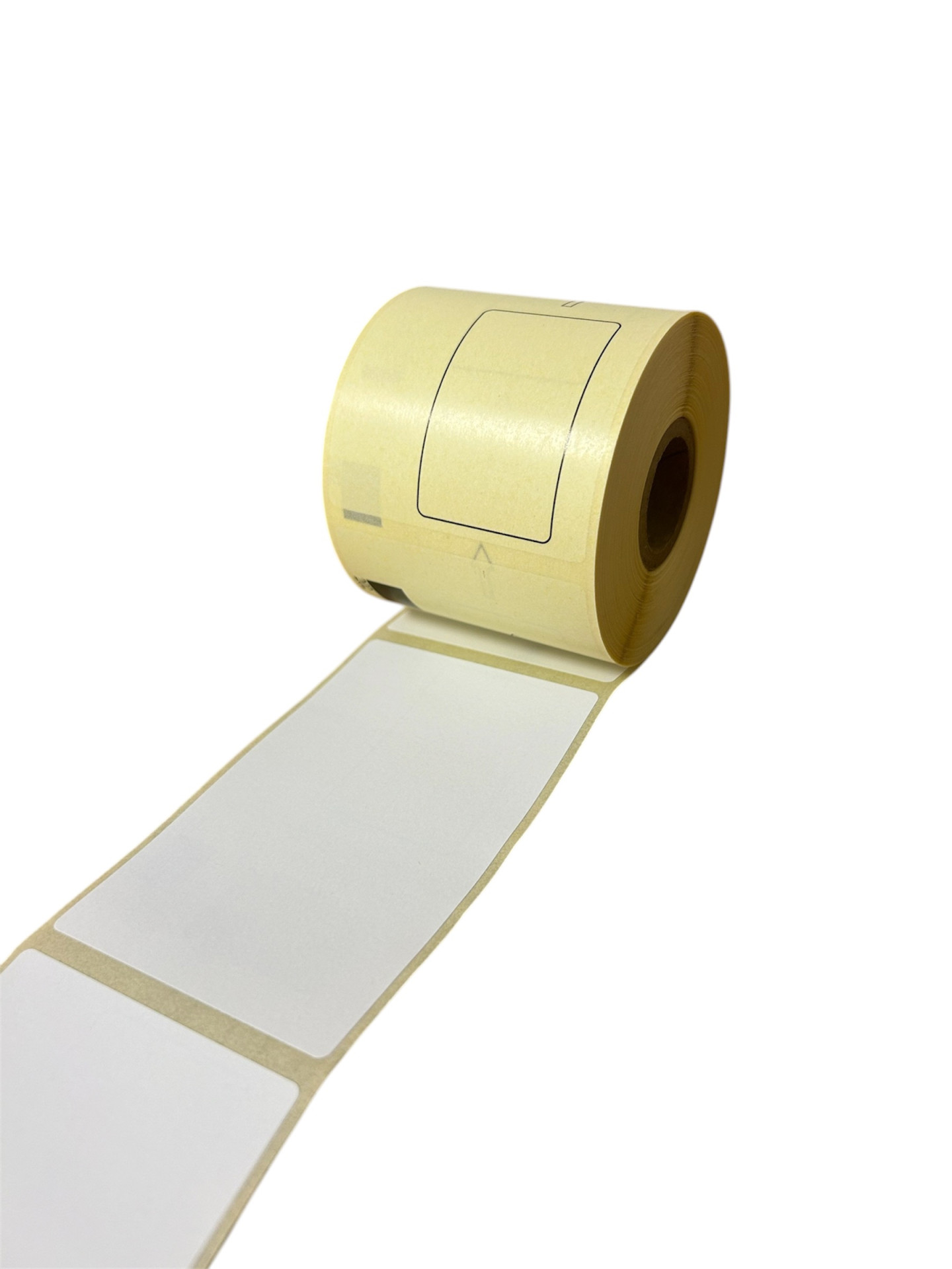 32 00761 – Etiketa 62 mm x 100 mm, Thermo eco, Bílá, Dutinka 25 mm, 300 ks/kotouč, Permanentní lepidlo, DK-11202
