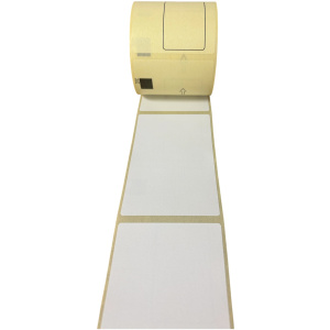 32 00761 – Etiketa 62 mm x 100 mm, Thermo eco, Bílá, Dutinka 25 mm, Vnitřní návin, 300 ks/kotouč, Permanentní lepidlo, DK-11202