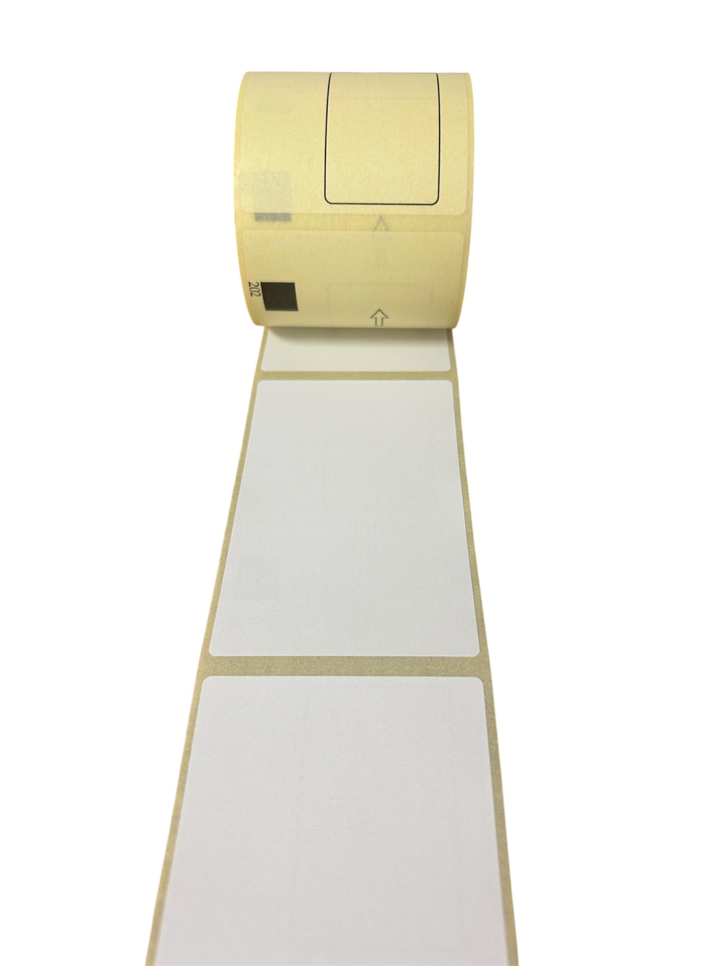 32 00761 – Etiketa 62 mm x 100 mm, Thermo eco, Bílá, Dutinka 25 mm, Vnitřní návin, 300 ks/kotouč, Permanentní lepidlo, DK-11202