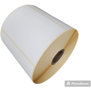 32 00792 - Etiketa 100 mm x 70 mm, Thermo eco, Bílá, Dutinka 25 mm, 1000 ks/kotouč, Permanentní lepidlo, Průměr kotouče 111 mm
