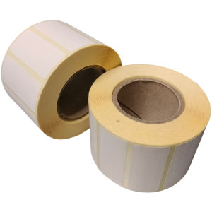 32 00868 - Etiketa 45 mm x 20 mm, Thermo eco, Bílá, Dutinka 40 mm, 1000 ks/kotouč, Odlepitelné lepidlo, Průměr kotouče