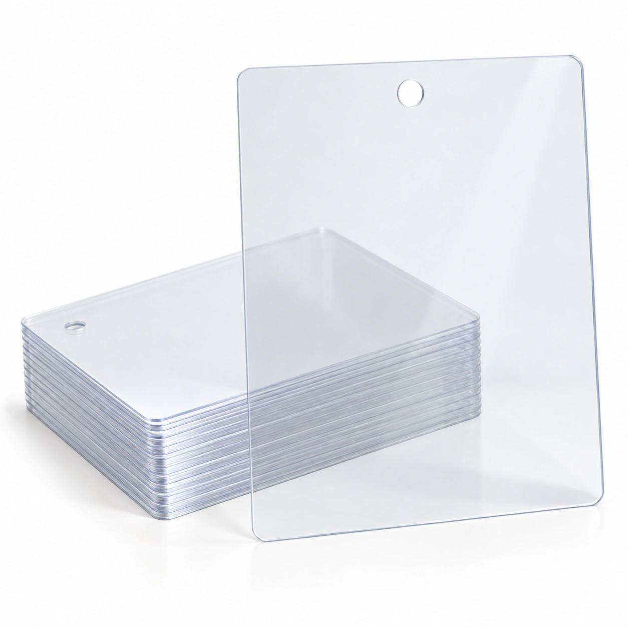 37 00356 – Plastová kartička s dierkou, 161 x 230 mm, PVC A5