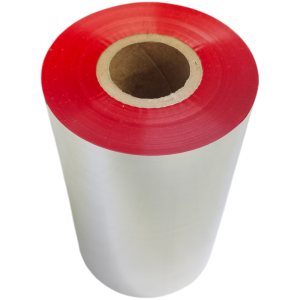 31 00126 - Termotransférová Fólie, PPA105N, Vosk, Out, Rudá, 110 mm x 300 m, Dutinka 25 mm 1