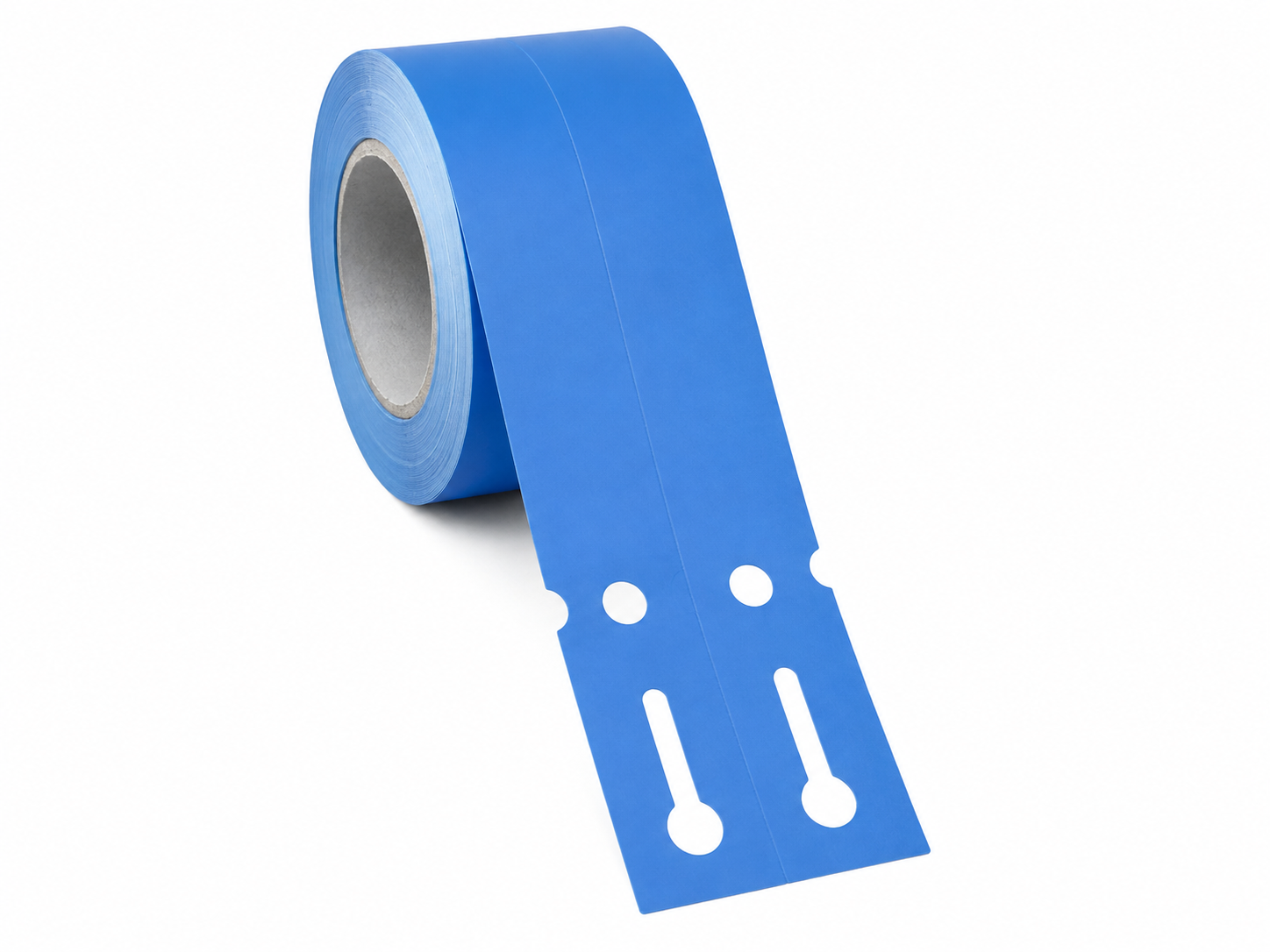 32 01290 – Etiketa zahradnická 50 mm x 100 mm, 2 – Produkce, Polypropylén, Žlutá, Dutinka 40 mm, 1000 ks/kotouč